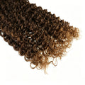 30 32 Inch #4 Dark Brown Curly Hair Bundles Deep Wave Human Hair Remy Hair Bundle Deals For Extensions Chocolate Brown Bundles