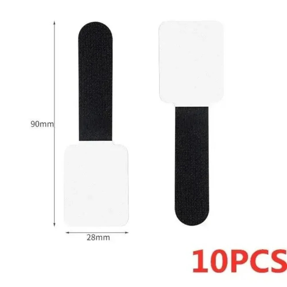 Reusable Cable Ties Fastening Wire Organizer Cord Rope Holder Self Adhesive Adjustable Cord Organizer Straps Desk Management