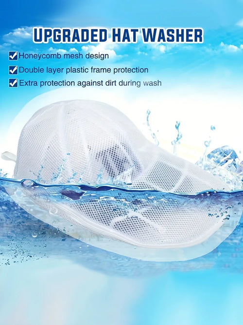 2Pcs/set Hat washing set, baseball duckbill cap, washing and sun drying integrated, non deformed machine wash protective rack