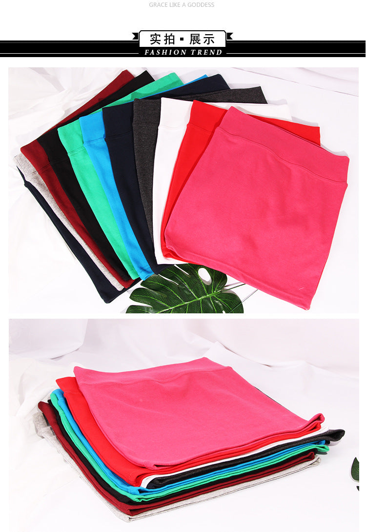 Sexy Versatile Slimming Look Skirt Hip-Covering Short Skirt High-Waist Elastic Slim One-Step Skirt Ol Pure Color Suit Professional Skirt
