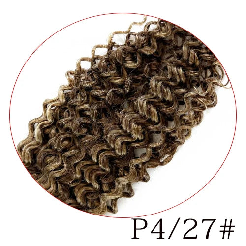 Lovevol Water Wave Human Hair Bundle Highlight P6/613 Brazilian Human Hair Extensions Curly Hair Weave Bundles 100G