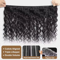 Loose Deep Wave Bundles with Closure Brazilian Virgin Human Hair Bundles Wet and Wavy Human Hair bundles with 4×4 Closure