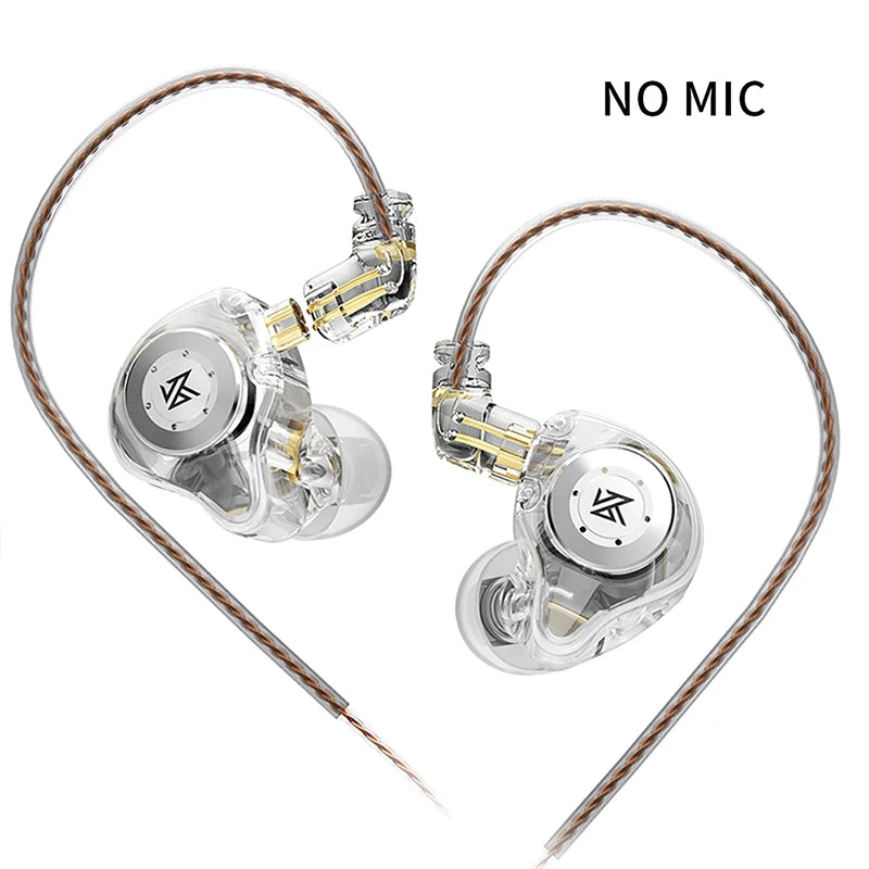KZ EDX PRO 10mm Dual Magnetic Dynamic IEM HiFi Earphones with 2Pin Detachable 5N OFC Cable Ergonomic Design Upgraded Gaming Earbuds for Audiophile