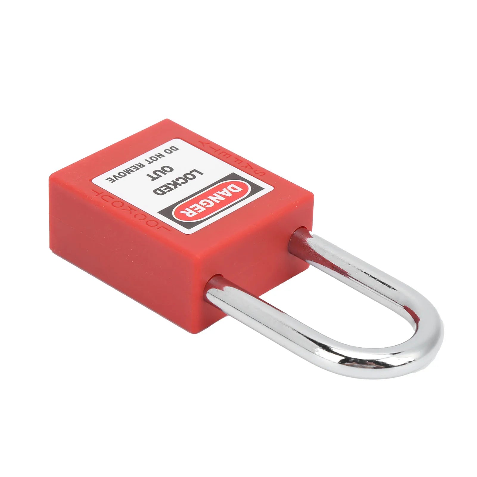 38MM Lockout Tagout Padlock Anti Skid Steel Beam Isolation Corrosion Resistant With Two Keys For Engineering Safety