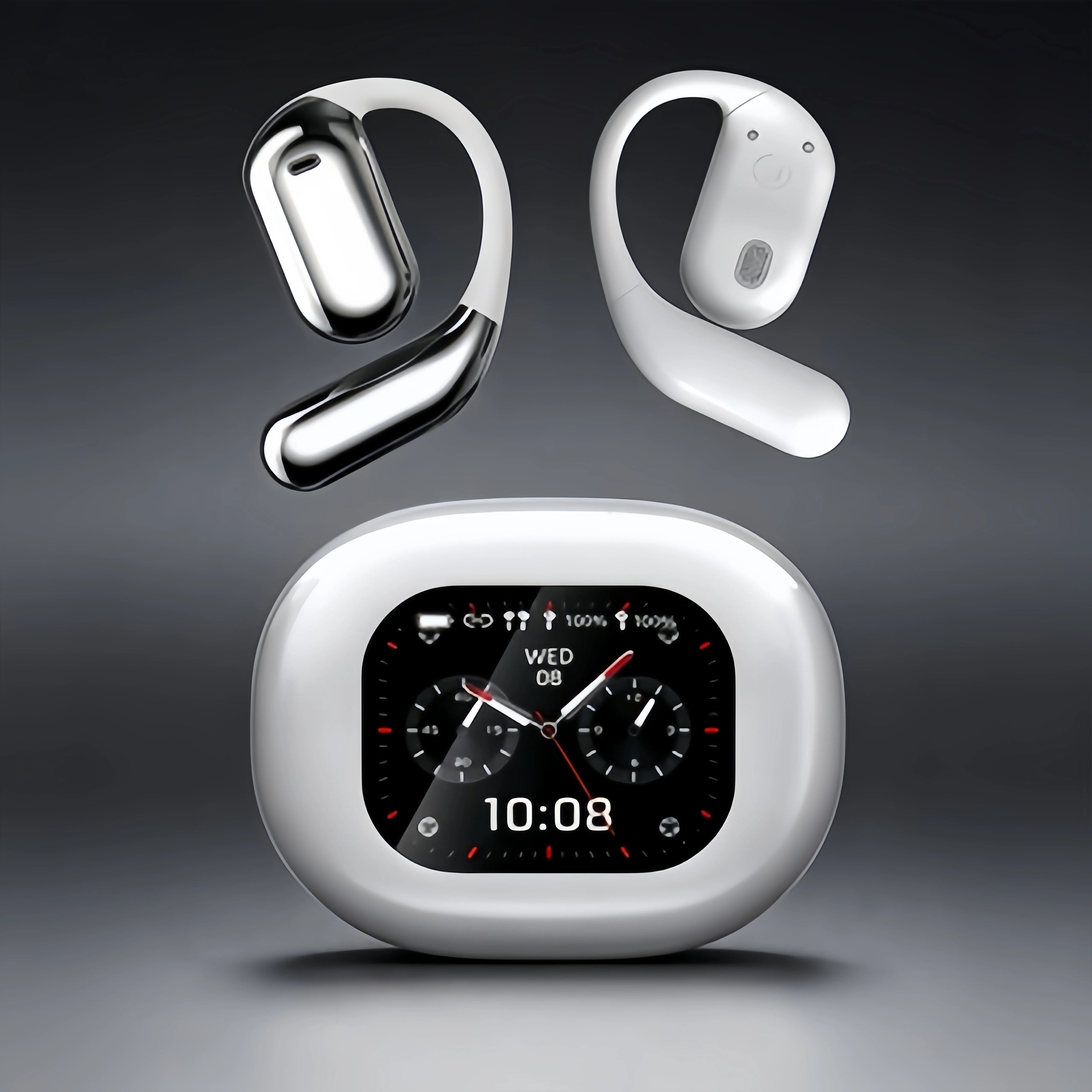 YYK Q16 Pro AI Translation Earbuds 144 Languages Real Time Translating Earphone with LCD Touch Screen ANC Wireless Headphones