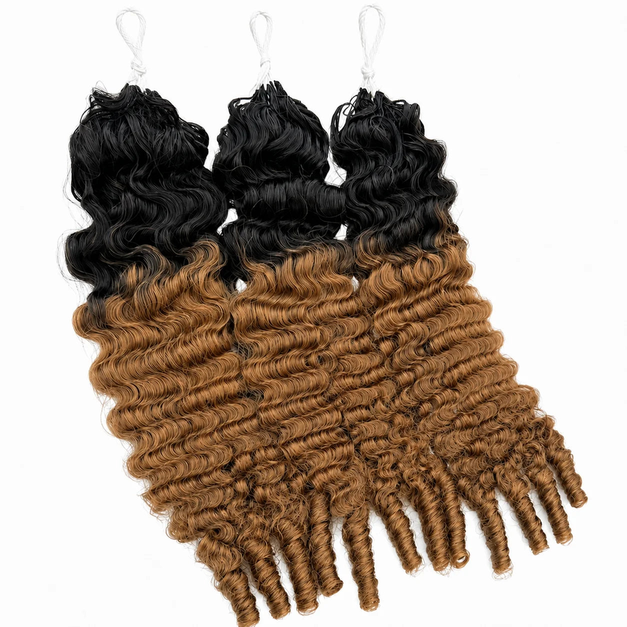 TB30 Burmese Curly Crochet Human Hair Miracle Knots Feather Crochet Invisible Crochet Raw Virgin Kinky Curly Hair Extensions