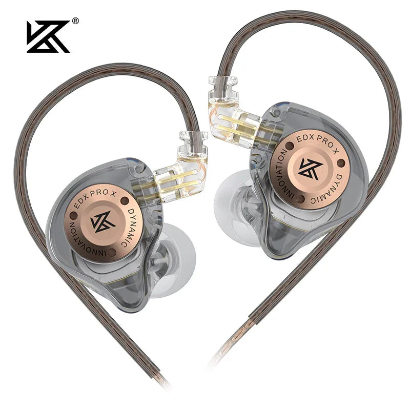 KZ EDX PRO X Dynamic Drive Earphones HIFI Bass Earbud DJ Music Cancelling Sport Headsets 2PIN Cable KZ ZSTX ZSNPRO X ZS10PRO ZVX