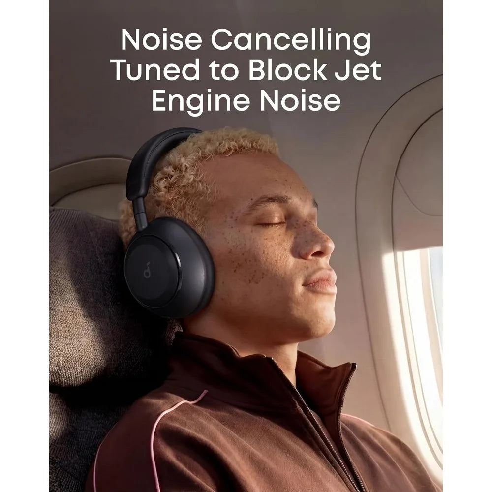 Bluetooth 6.1 Over-Ear Headphones with ANC, 50H Battery, Hi-Res Audio, Dual Connection, Fast Charging