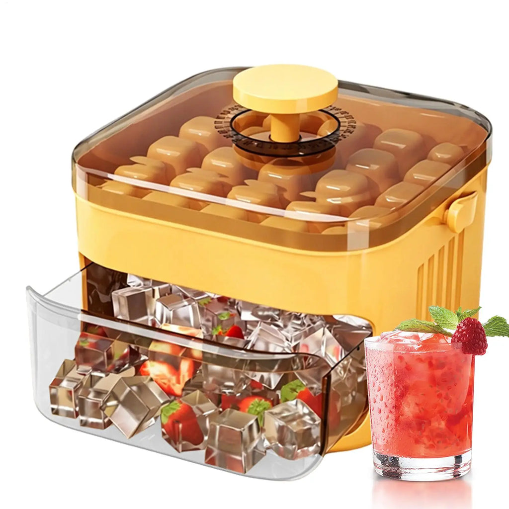 50 Grid Ice Tray Double-layer Ice Making Box Ice Cube Freezed Moulds Box Ice MakeTool For Whiskey Cocktails Sodas Juices Yogurt
