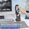 Wireless Headset with Mic, Noise Canceling & Mute, USB Dongle, Charge Dock for PC Phone Office
