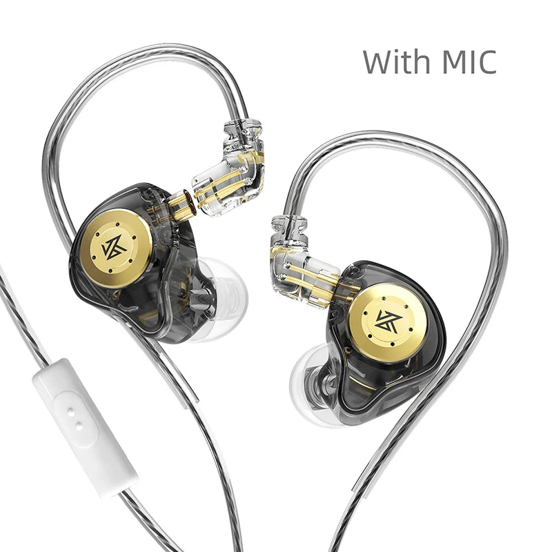 KZ EDX PRO In Ear Earphones Dynamic Earphones HIFI Music Sport Earbuds Sport Noise Cancelling Headset KZ EDX PRO DQ6 ZS10PRO MT1