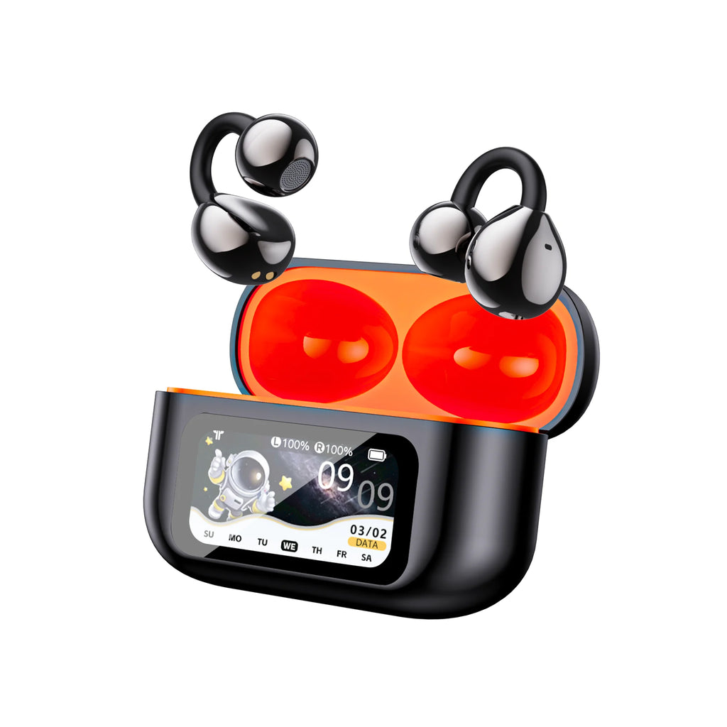 AI Translation Headphones True Wireless Earbuds LED Power Display Earphones with Wireless Charging Case