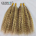 10A P#18/613 Water wave Human Hair Bulk Micro Braiding Hair Weaving No Weft Water Wave Human Hair Bundles Extensions