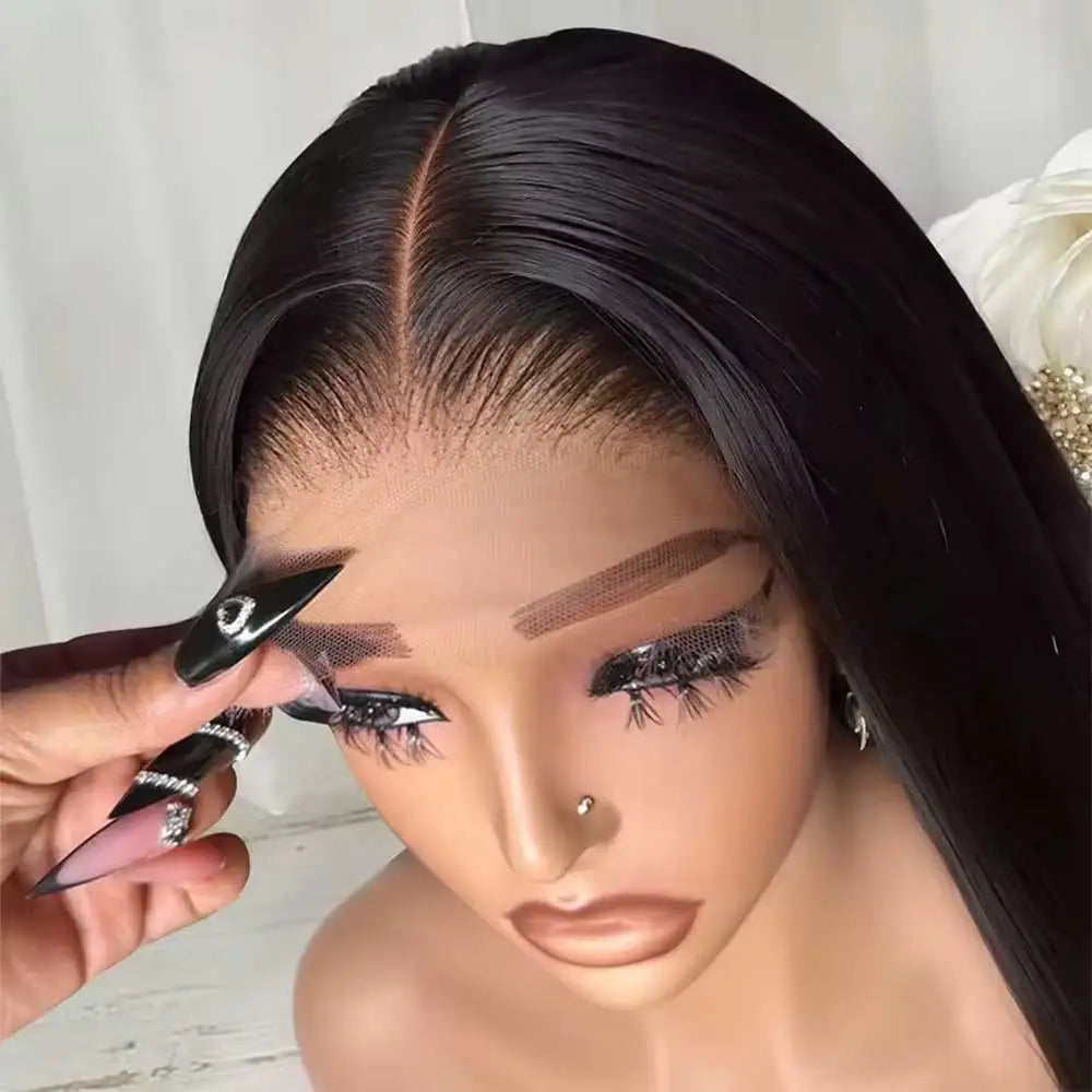 Silky 613 Blonde Bone Straight Human Hair Wig Dual 13x4&13x6 Invisible HD Lace Super Long Lengths