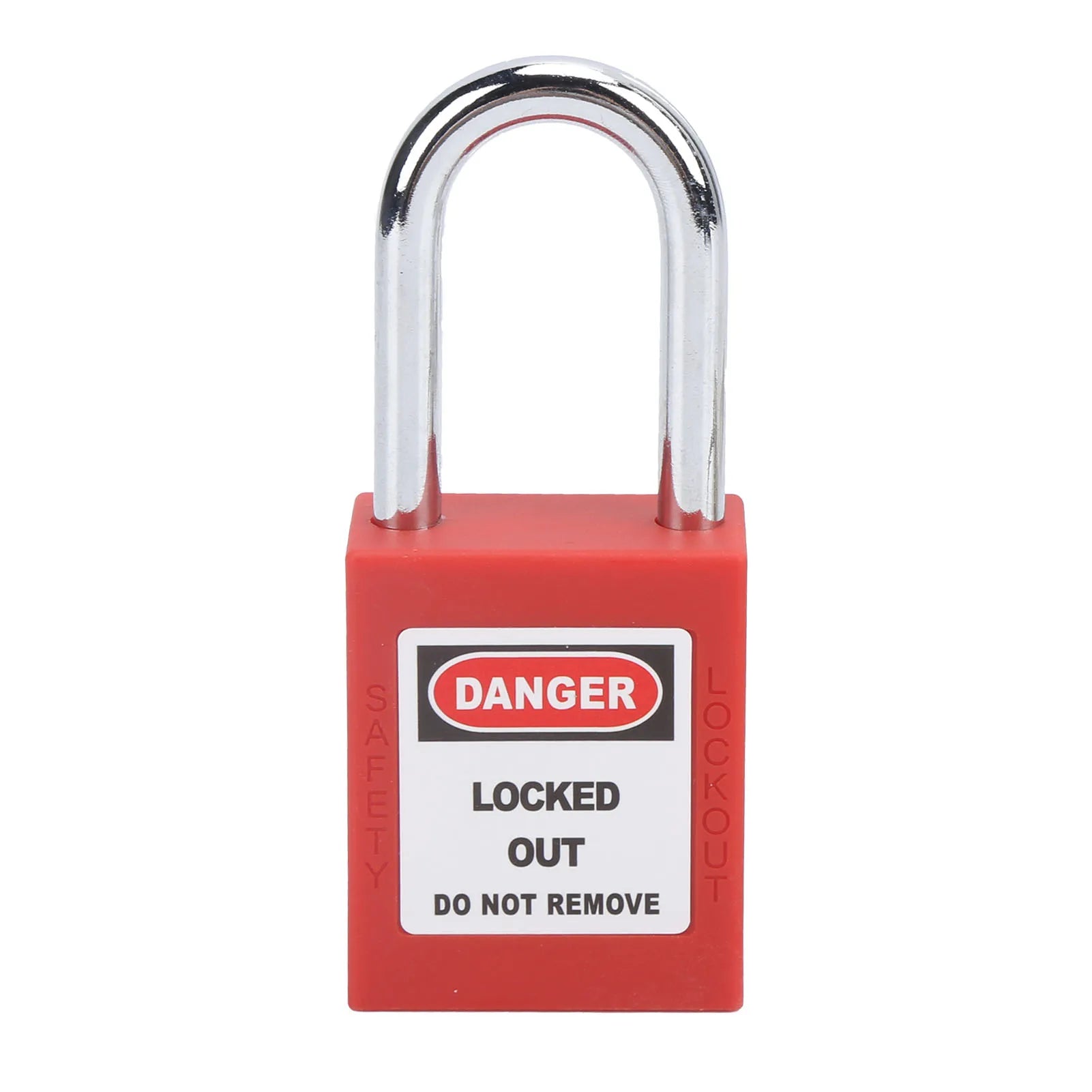 38MM Lockout Tagout Padlock Anti Skid Steel Beam Isolation Corrosion Resistant With Two Keys For Engineering Safety
