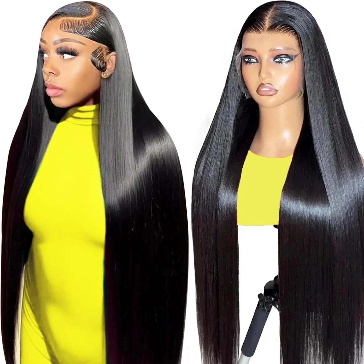 Chocolate Brown 99J Highlight Straight 13x4 HD Transparent Lace Front Remy Brazilian Human Hair Wig Pre Plucked 200 250 Density #4 Colored Straight 13x4 Lace Frontal Wigs for Women Ready to Wear On Clearance Sale Pre Plucked Black Wig Party Work Daily