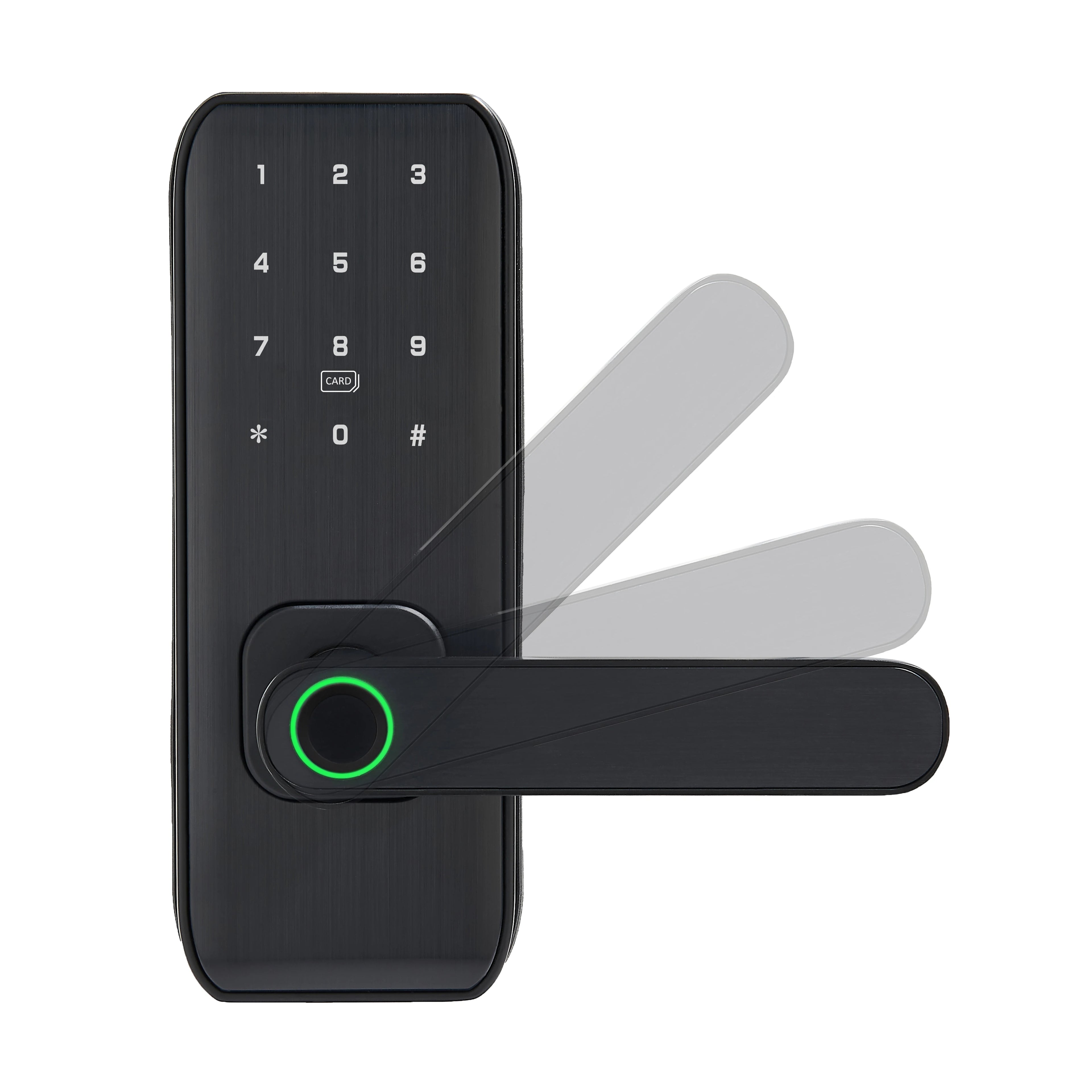 TTLock APP Smart Fingerprint Password RFID Deadbolt Lock For Indoor Wooden Door