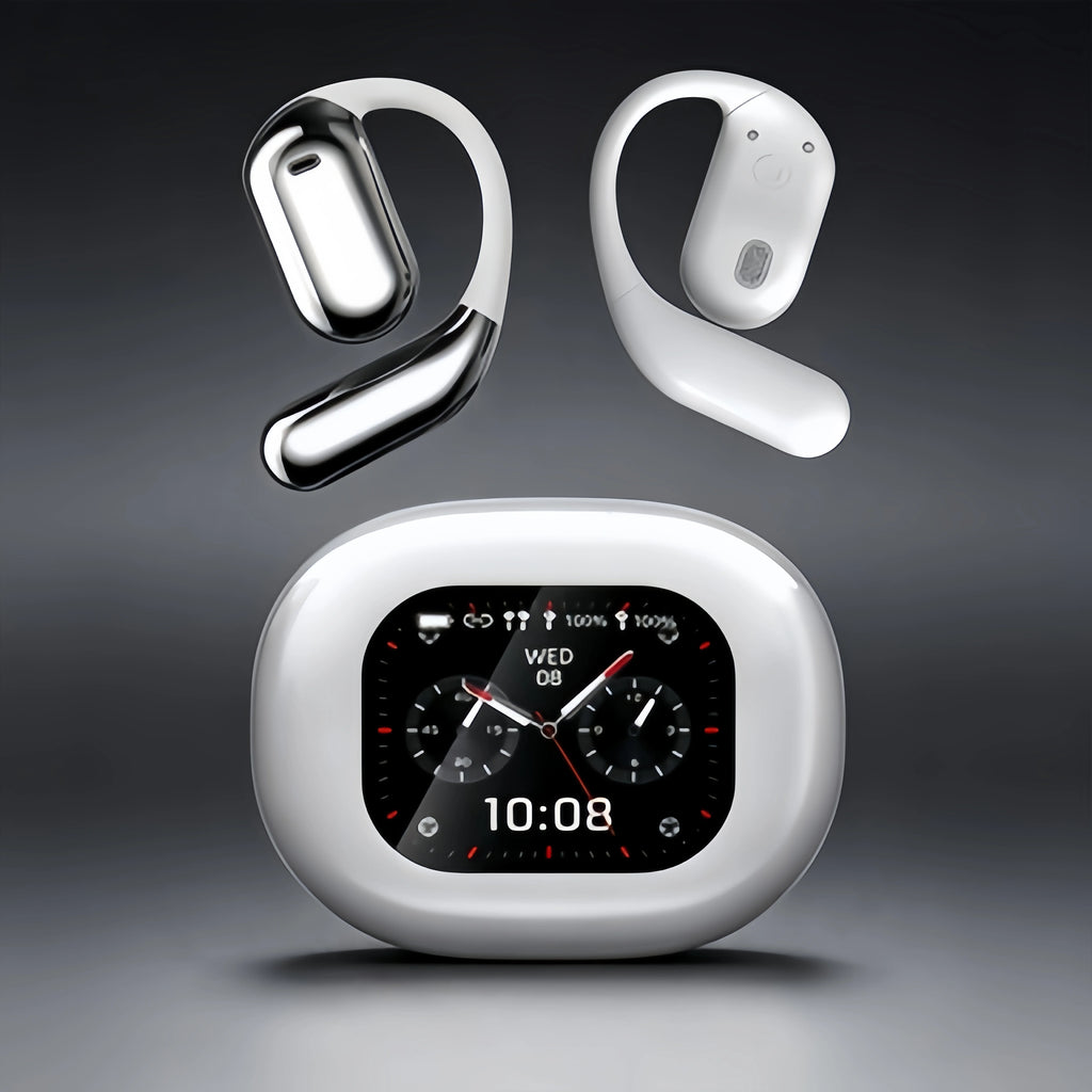 YYK Q16 Pro AI Translation Earbuds 144 Languages Real Time Translating Earphone with LCD Touch Screen ANC Wireless Headphones