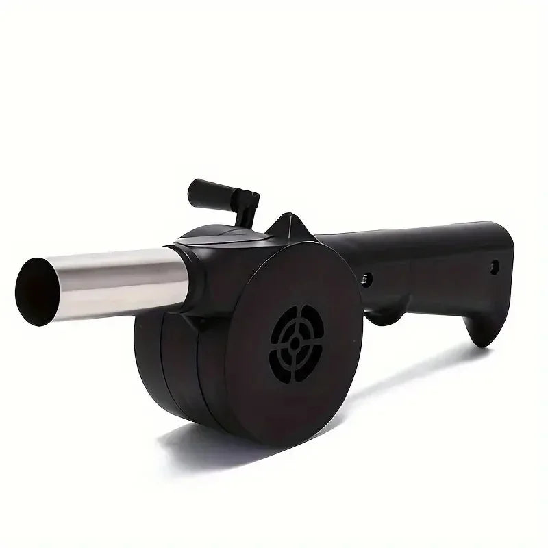 Manual Barbecue Fan Outdoor BBQ Fan Portable Hand Crank Air Blower for Camping Picnic Barbecue Tools