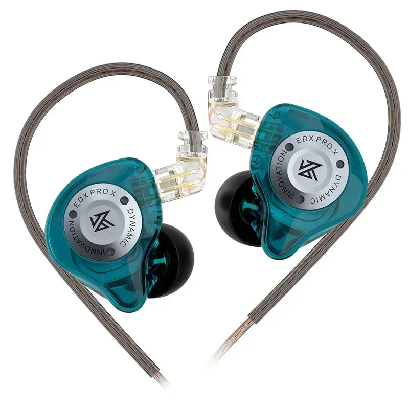 KZ EDX PRO X Dynamic Drive Earphones HIFI Bass Earbud DJ Music Cancelling Sport Headsets 2PIN Cable KZ ZSTX ZSNPRO X ZS10PRO ZVX
