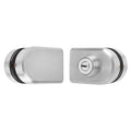 Stainless Steel Double Push Sliding Glass Door Access Control Lock With 3 Keys Anti Theft Security Door Lock