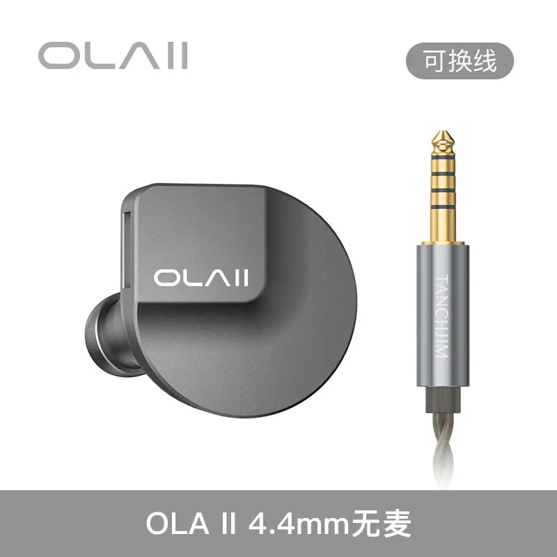TANCHJIM OLA2 In-Ear Wired Earphones with Hybrid Drivers 3.5mm/4.4mm/Type-C Connector, Professional HiFi Headphones Gifts