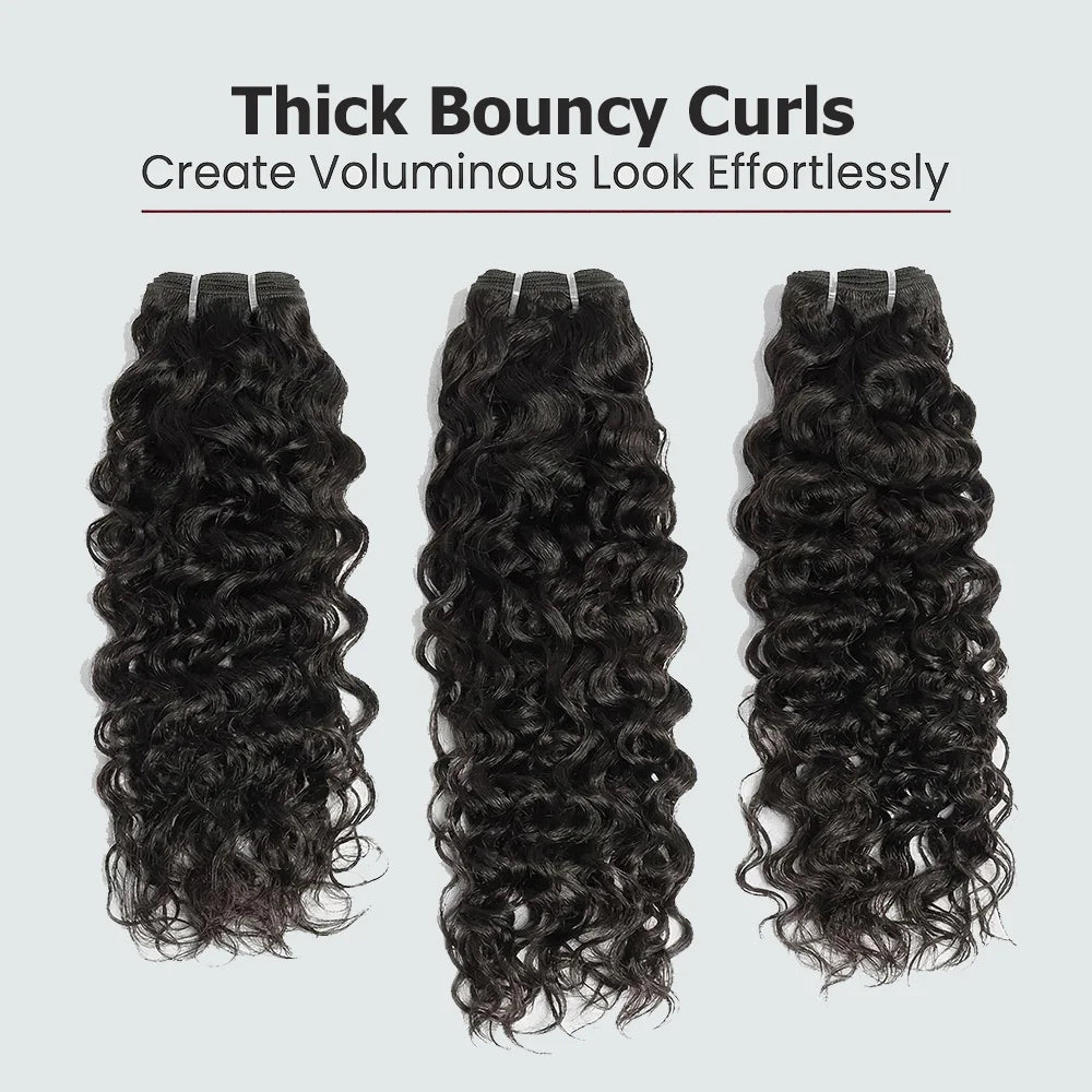 Ali Queen Hair 1Pcs 28 30 Inches Burmese Curly Human Hair Bundle Virgin Hair Weave Bouncy Curly For Women Natural Color Single