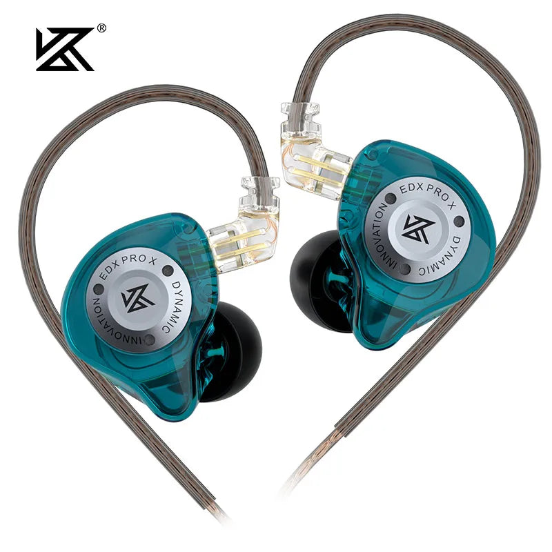 KZ EDX PRO X Dynamic Drive Earphones HIFI Bass Earbud DJ Music Cancelling Sport Headsets 2PIN Cable KZ ZSTX ZSNPRO X ZS10PRO ZVX