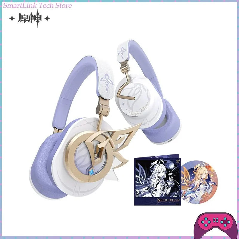 [Genshin] Nicole · Noise and Silence Dwell in Heart Headband-style Headphones Bluetooth Noise-Canceling HIFI Earphone Gifts