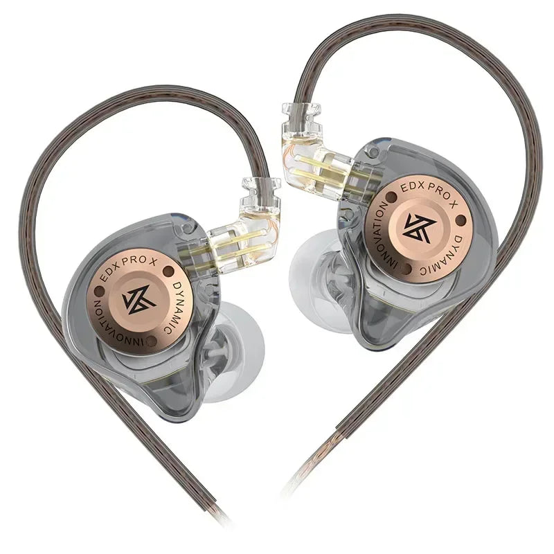 KZ EDX PRO X Dynamic Drive Earphones HIFI Bass Earbud DJ Music Cancelling Sport Headsets 2PIN Cable KZ ZSTX ZSNPRO X ZS10PRO ZVX