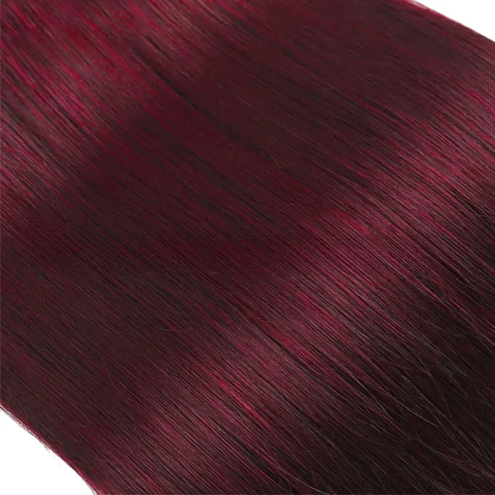 99J Burgundy Bundles Human Hair Straight Bundle Human Hair Red Color Brazilian Hair 1/3 Bundles Virgin Remy Hair Extensions 100G