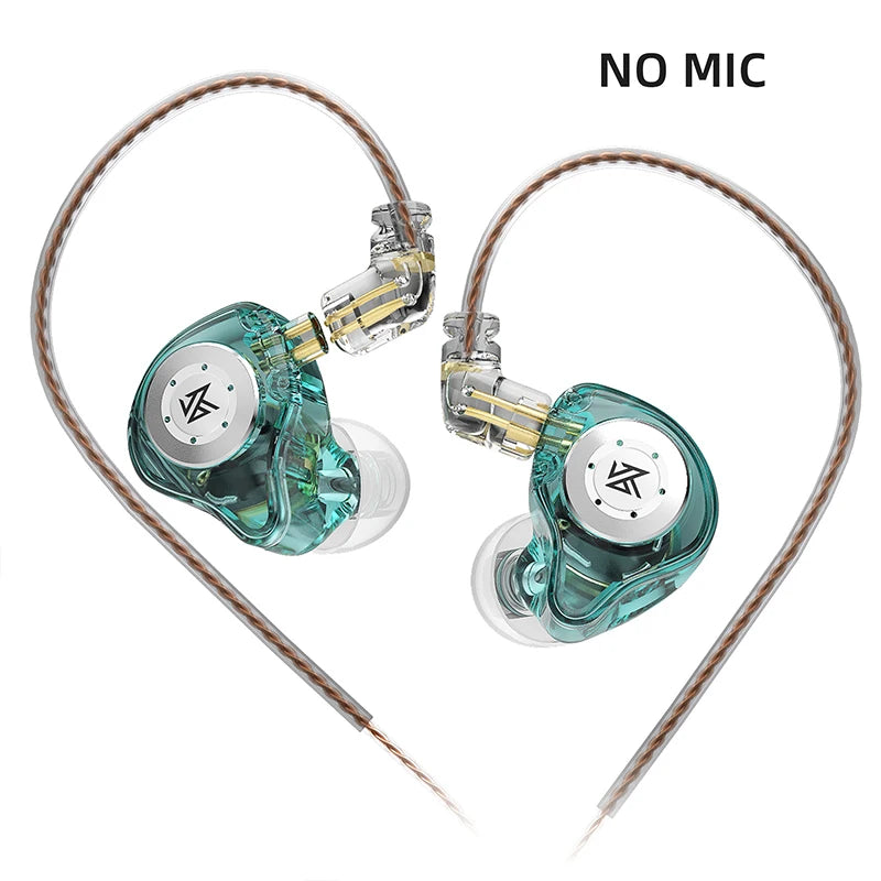 KZ EDX PRO 10mm Dual Magnetic Dynamic IEM HiFi Earphones with 2Pin Detachable 5N OFC Cable Ergonomic Design Upgraded Gaming Earbuds for Audiophile