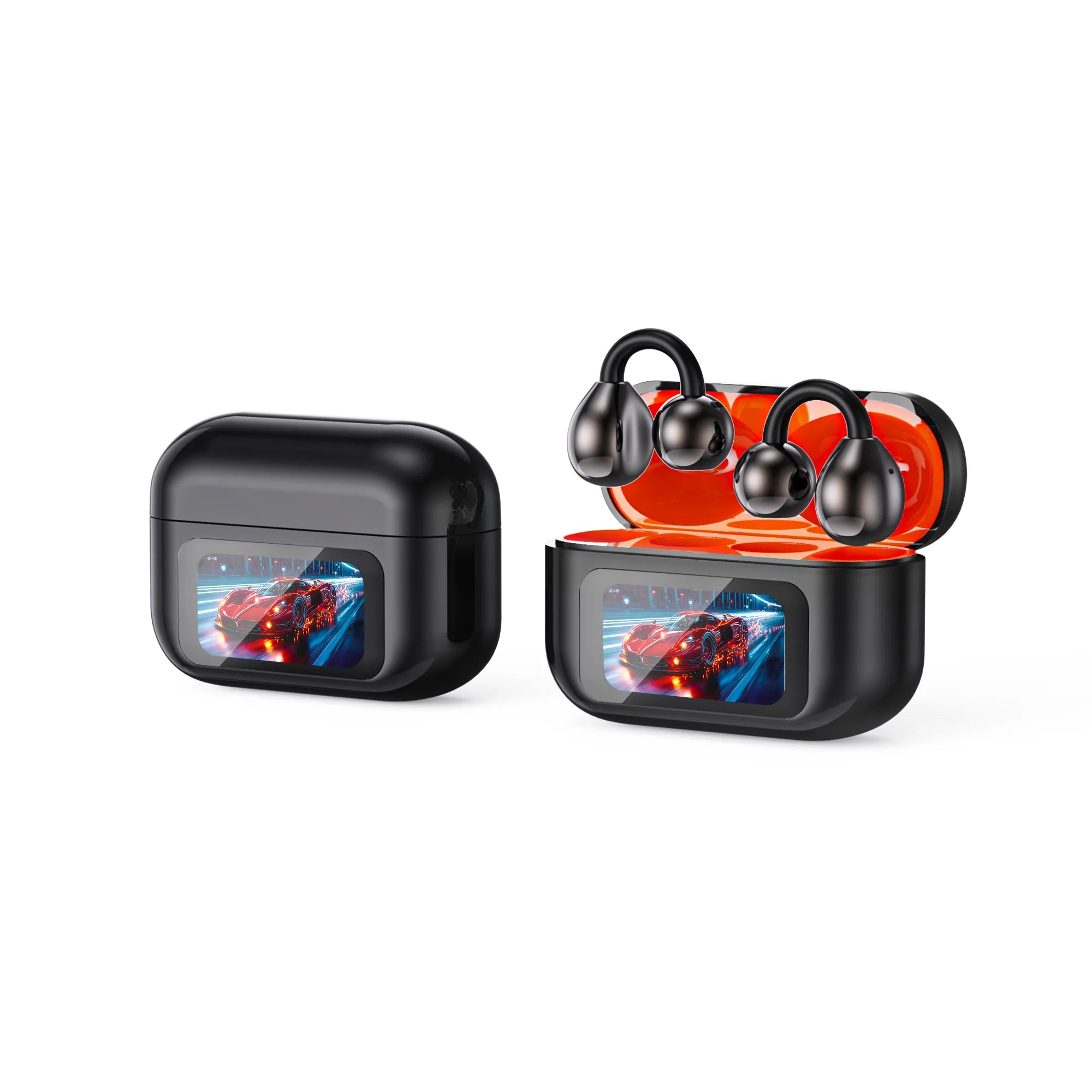 AI Translation Headphones True Wireless Earbuds LED Power Display Earphones with Wireless Charging Case
