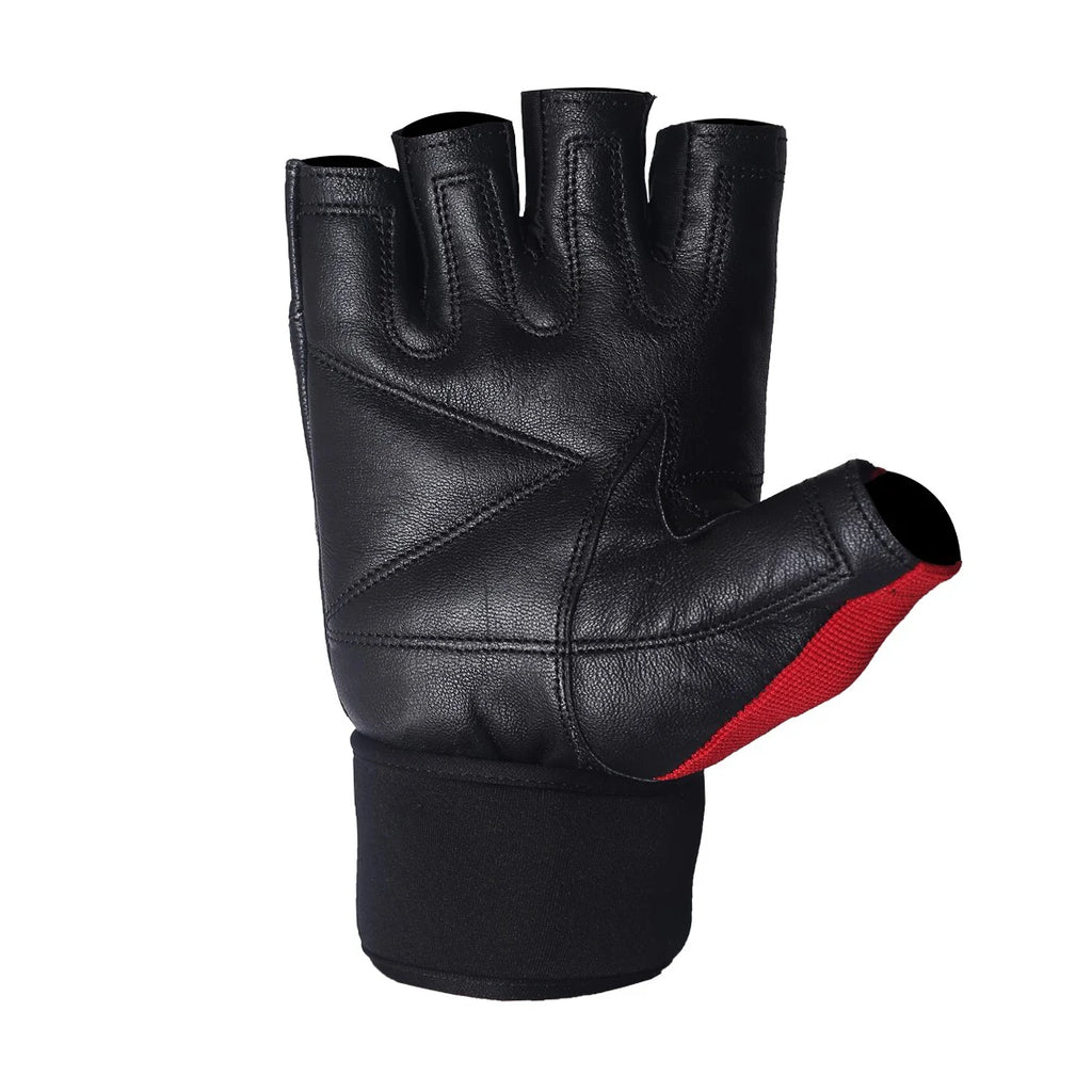 Wholesale Leather Fitness Non Slip Weight Lifting Gloves with Wrist Support for Gym Training and Outdoor Sports