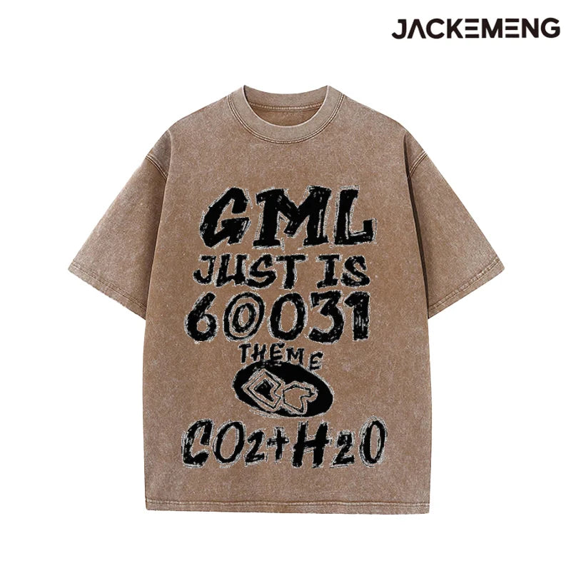 Oversized Vintage Grunge Streetwear Print Tshirt USA Stock Wholesale Y2K Casual Tee