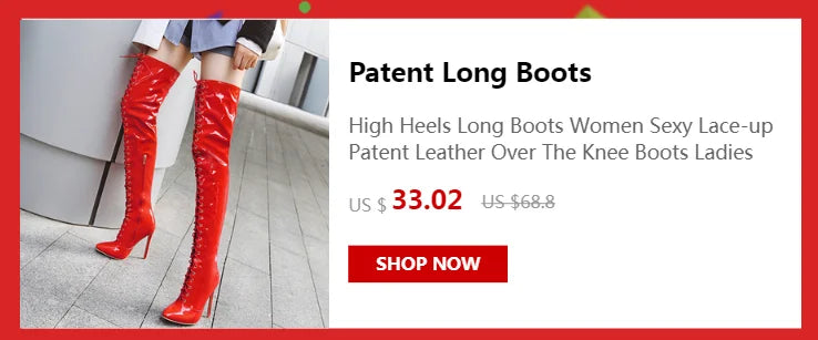 Sexy White Red Thigh High Boots Women Elastic Leather Black Wedges Over the Knee Boots For Women Fetish Party Long Slim Shoes