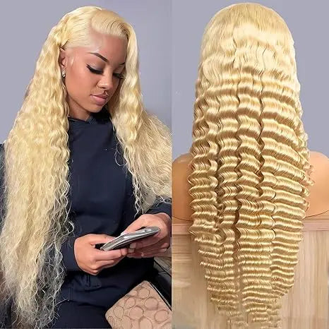 13x6 HD Frontal Wig Raw 40 Inch Brazilian Full Transparent Baby Hair Vendor 613 Human Hair Wig Raw Human Hair Virgin Remy
