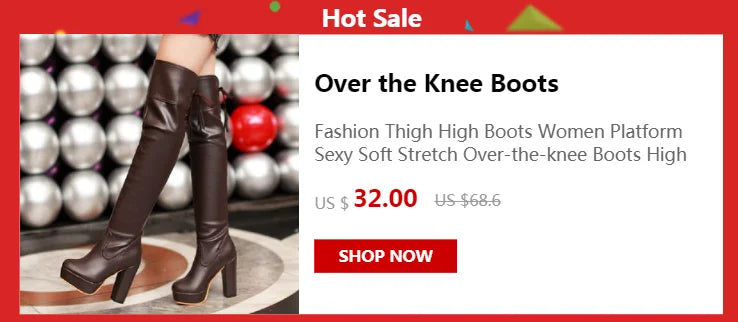 Sexy White Red Thigh High Boots Women Elastic Leather Black Wedges Over the Knee Boots For Women Fetish Party Long Slim Shoes
