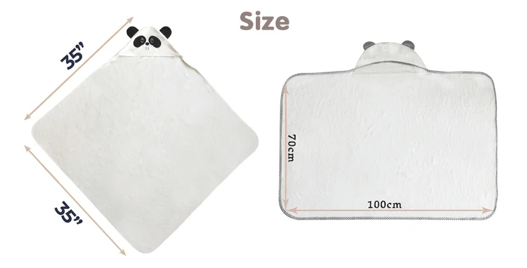 Hot Selling Custom Logo Printed Bamboo Fabric Baby Hooded Bath Towel Animal Design Newborns Beach Home Occasions-for Bathroom
