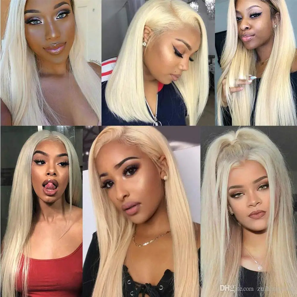 13x6 HD Frontal Wig Raw 40 Inch Brazilian Full Transparent Baby Hair Vendor 613 Human Hair Wig Raw Human Hair Virgin Remy
