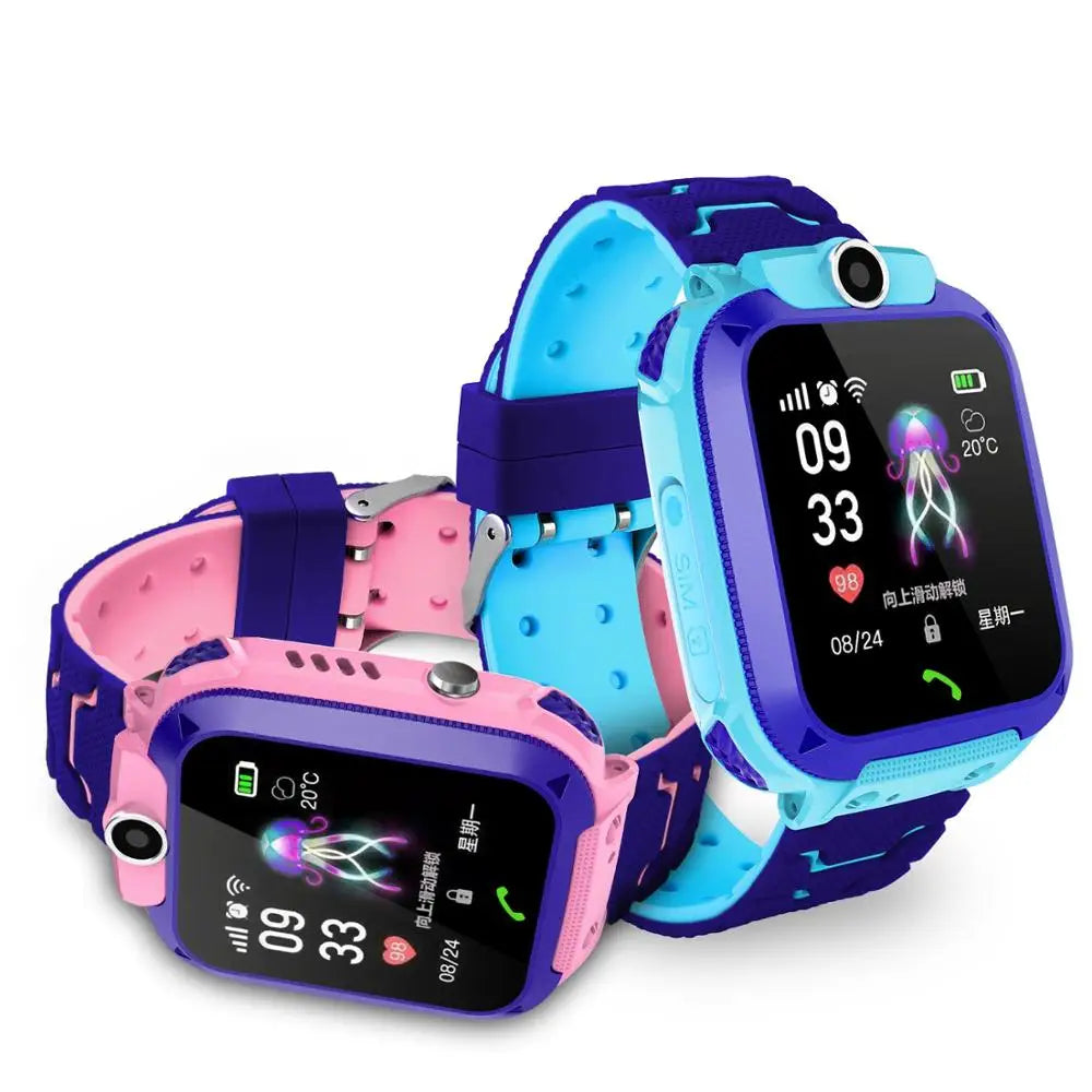 2025 Shenzhen YQT Q12 Waterproof IP67 Baby Smart Watch for Kids Cute HD Voice Calling Magnetic Low Prices China Manufacture