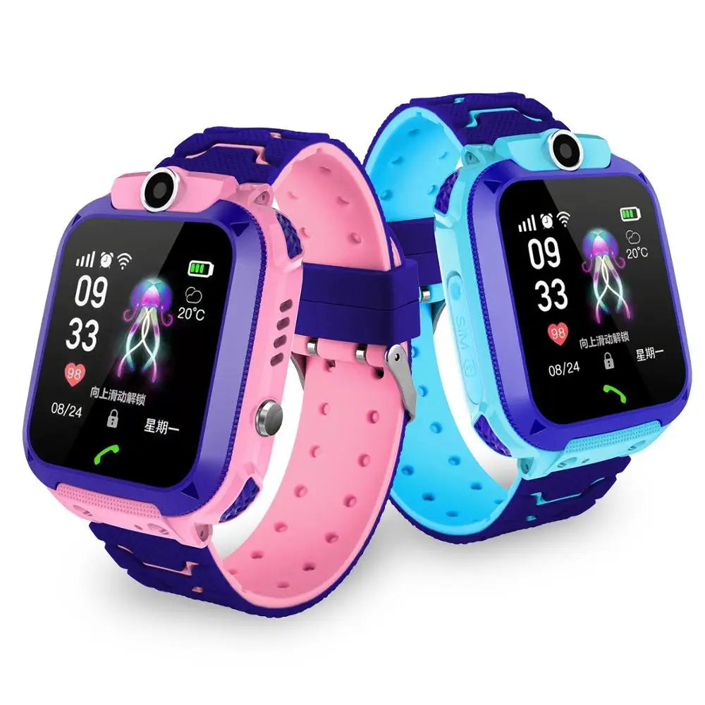 2025 Shenzhen YQT Q12 Waterproof IP67 Baby Smart Watch for Kids Cute HD Voice Calling Magnetic Low Prices China Manufacture
