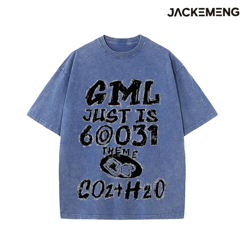 Oversized Vintage Grunge Streetwear Print Tshirt USA Stock Wholesale Y2K Casual Tee