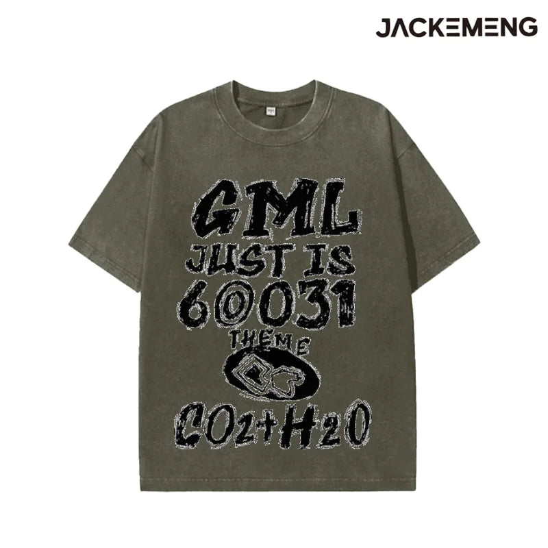 Oversized Vintage Grunge Streetwear Print Tshirt USA Stock Wholesale Y2K Casual Tee