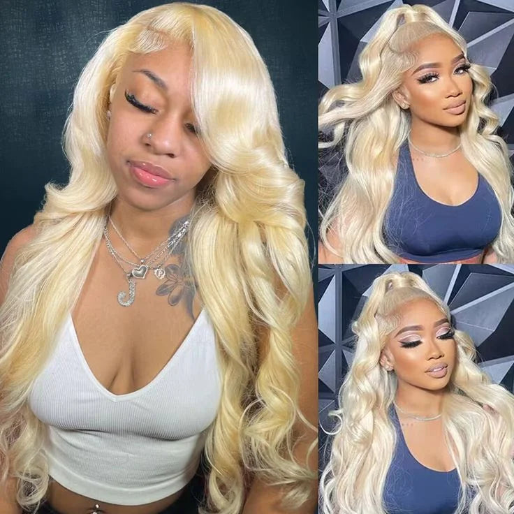 13x6 HD Frontal Wig Raw 40 Inch Brazilian Full Transparent Baby Hair Vendor 613 Human Hair Wig Raw Human Hair Virgin Remy