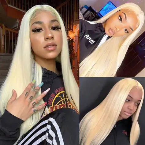 13x6 HD Frontal Wig Raw 40 Inch Brazilian Full Transparent Baby Hair Vendor 613 Human Hair Wig Raw Human Hair Virgin Remy