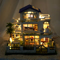 Tianyu DIY Hand-Assembled Mini Model Cabin Wooden House Toy Luminous Birthday Gift Wholesale Stereo
