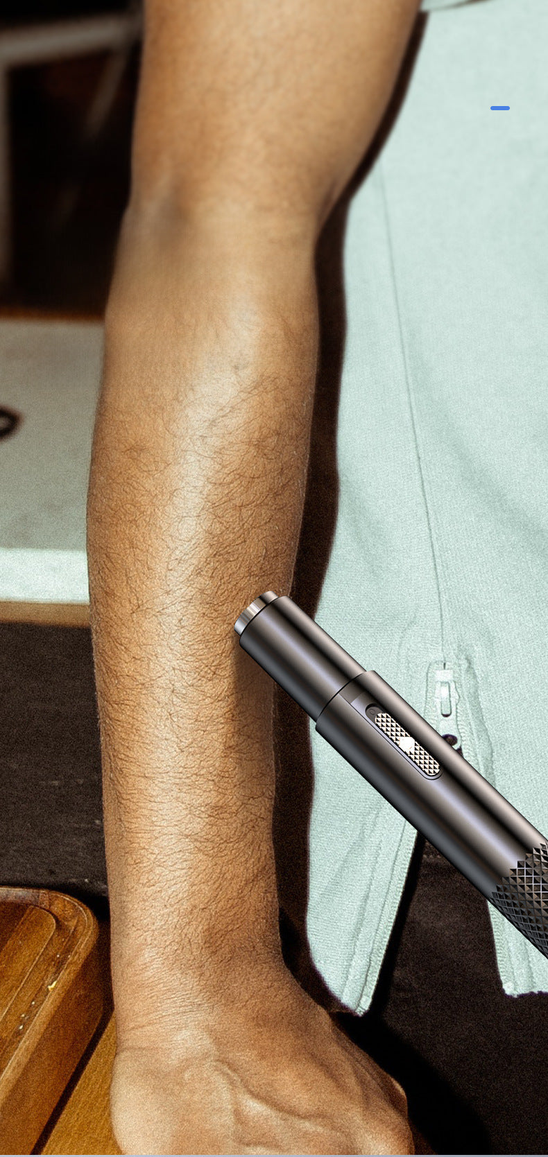 Manufacturer's New Electric Nose Hair Trimmer for Men and Women, Wholesale Two-In-One Portable Hair Removal Device