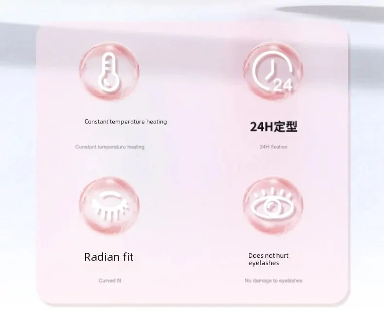 Cross-border new electric eyelash curling device electric eyelash curling device heating styling Beauty Makeup Eyelash curler beauty instrument