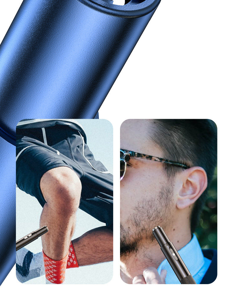 Manufacturer's New Electric Nose Hair Trimmer for Men and Women, Wholesale Two-In-One Portable Hair Removal Device